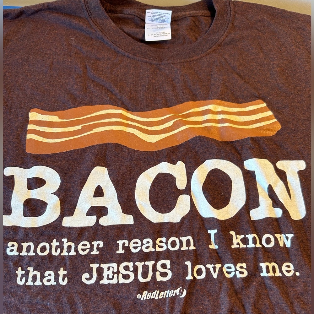 Christian Bacon Graphic Tshirt